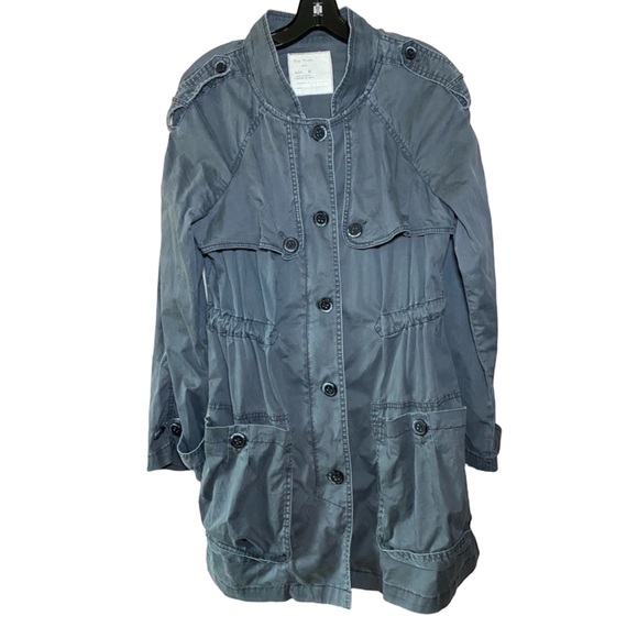 Free People 1970 Utility Trench Military Coat Ladies Small - Picture 2 of 16